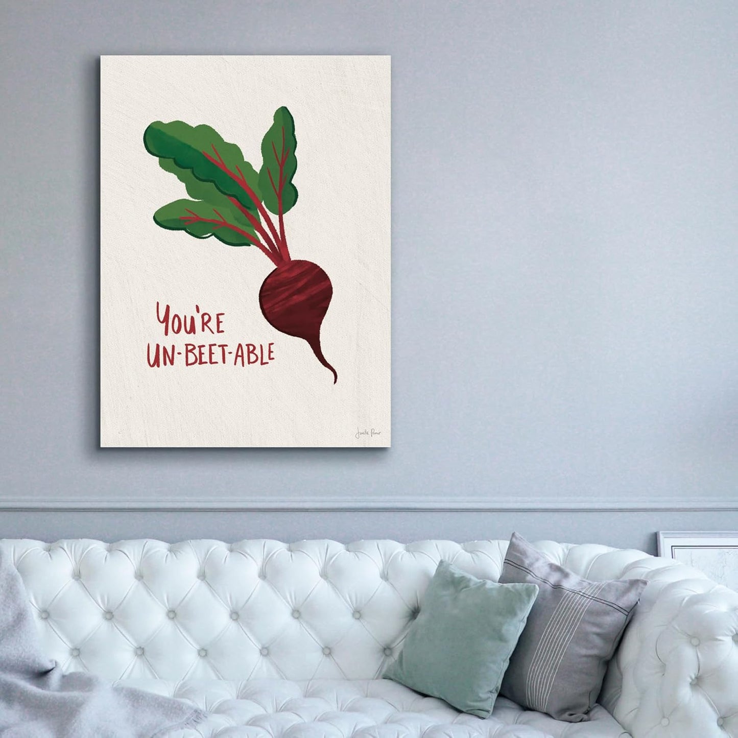 Epic Graffiti 'Veggie Fun 1' by Janelle Penner Canvas Wall Art, 40" x 54"