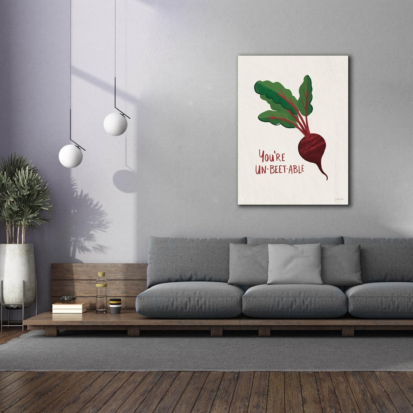 Epic Graffiti 'Veggie Fun 1' by Janelle Penner Canvas Wall Art, 40" x 54"